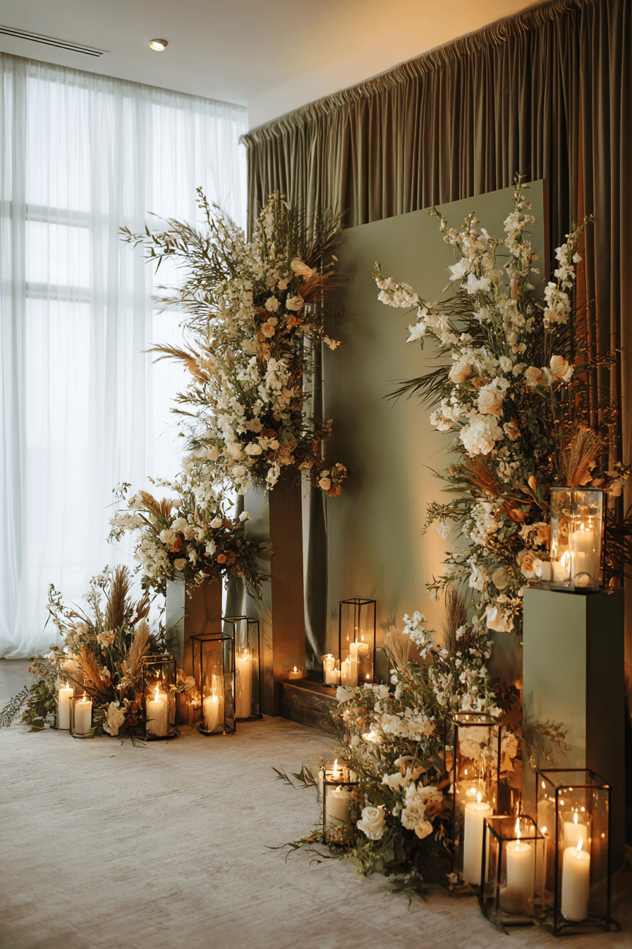 27 Stunning Sage Green Wedding Backdrop Ideas for an Elegant Celebration