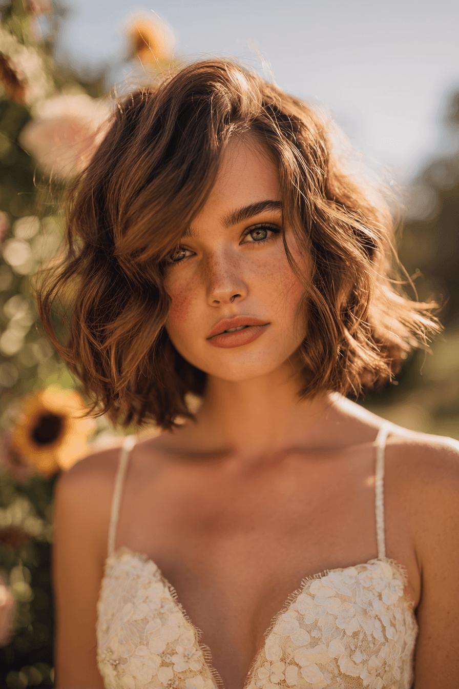 27 Classy Wedding Guest Hairstyles for Short Hair for a Polished Look