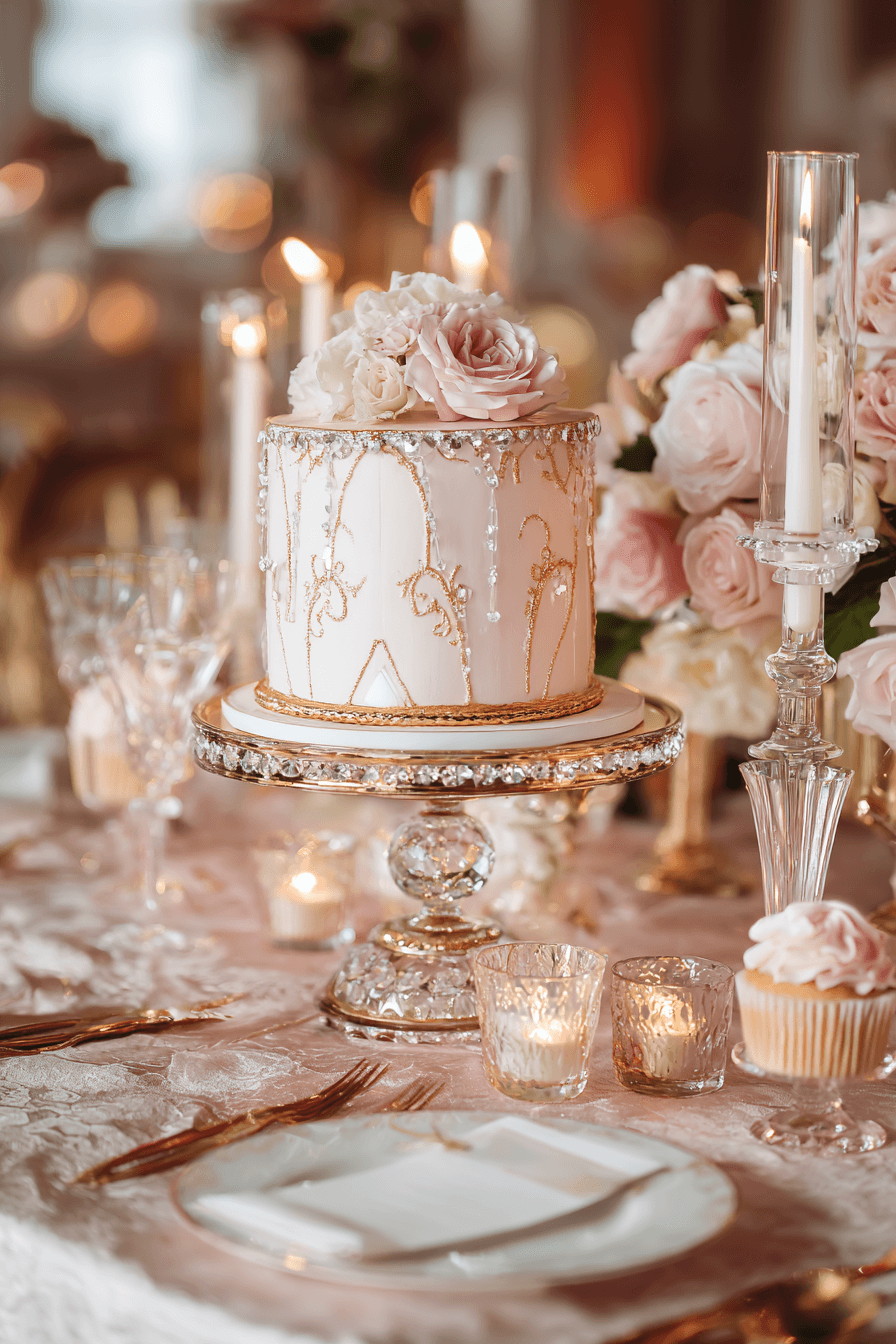 27 Stunning Wedding Cake Table Decoration Ideas for Elegant Receptions