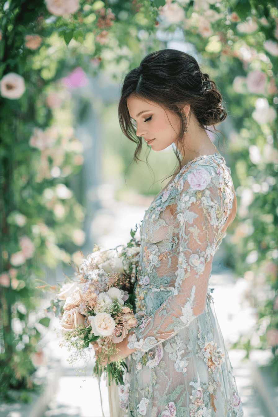 27 Beautiful Lace Gown Styles for Weddings and Formal Events