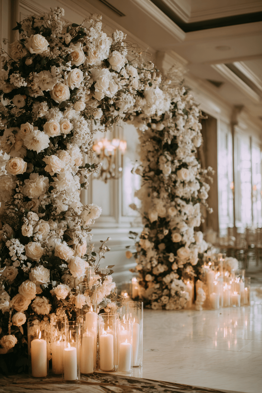 27 Elegant Floral Arch Wedding Designs Brides Love