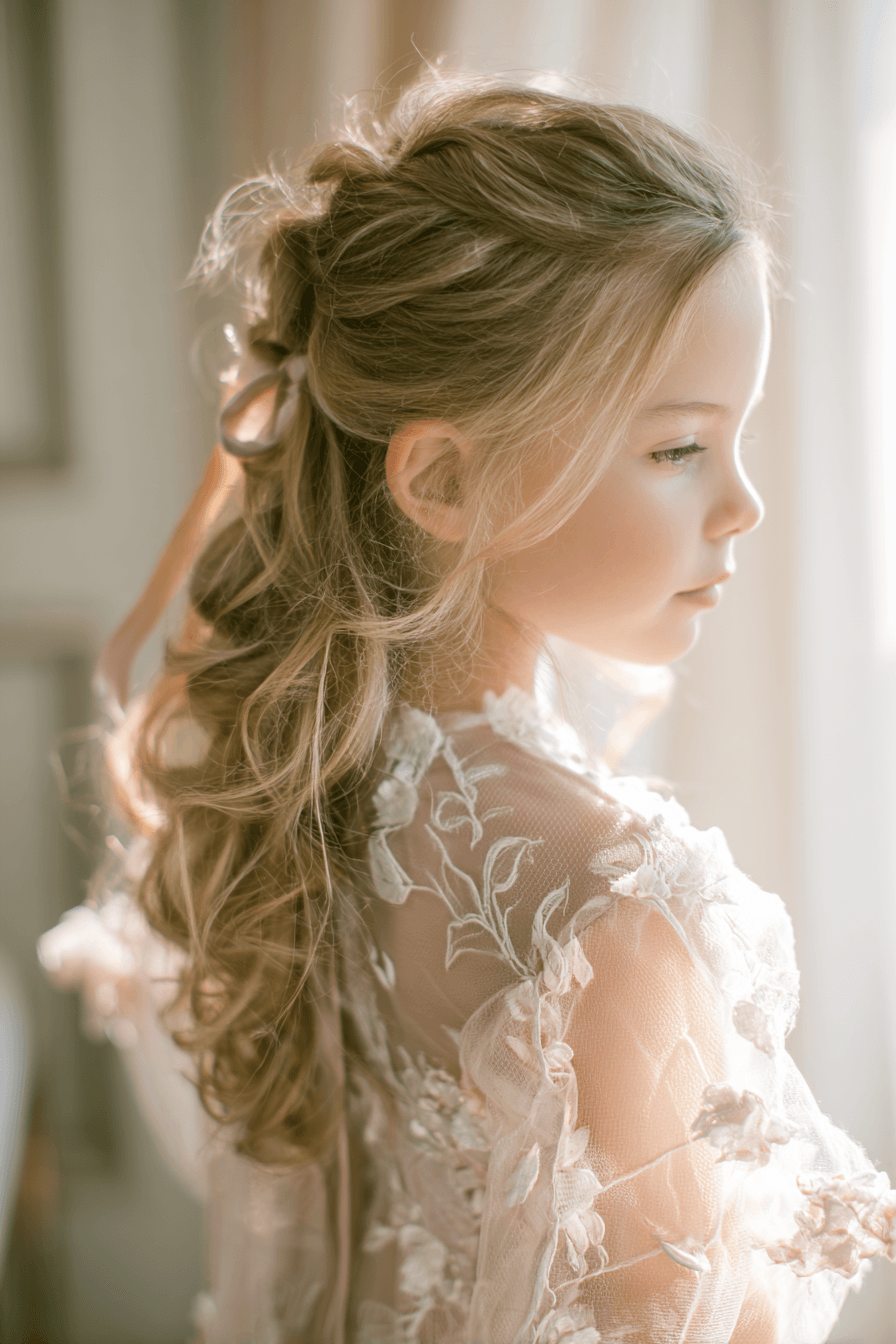 27 Elegant Flower Girl Hair Inspirations for Every Wedding Theme