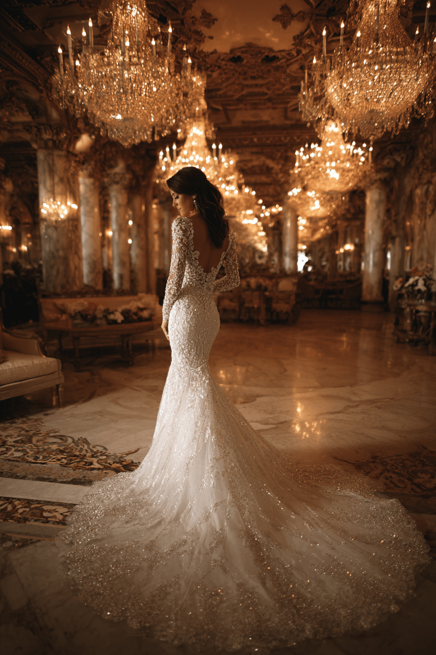 27 Stunning Mermaid Wedding Dresses with Sleeves for a Timeless Bridal Look