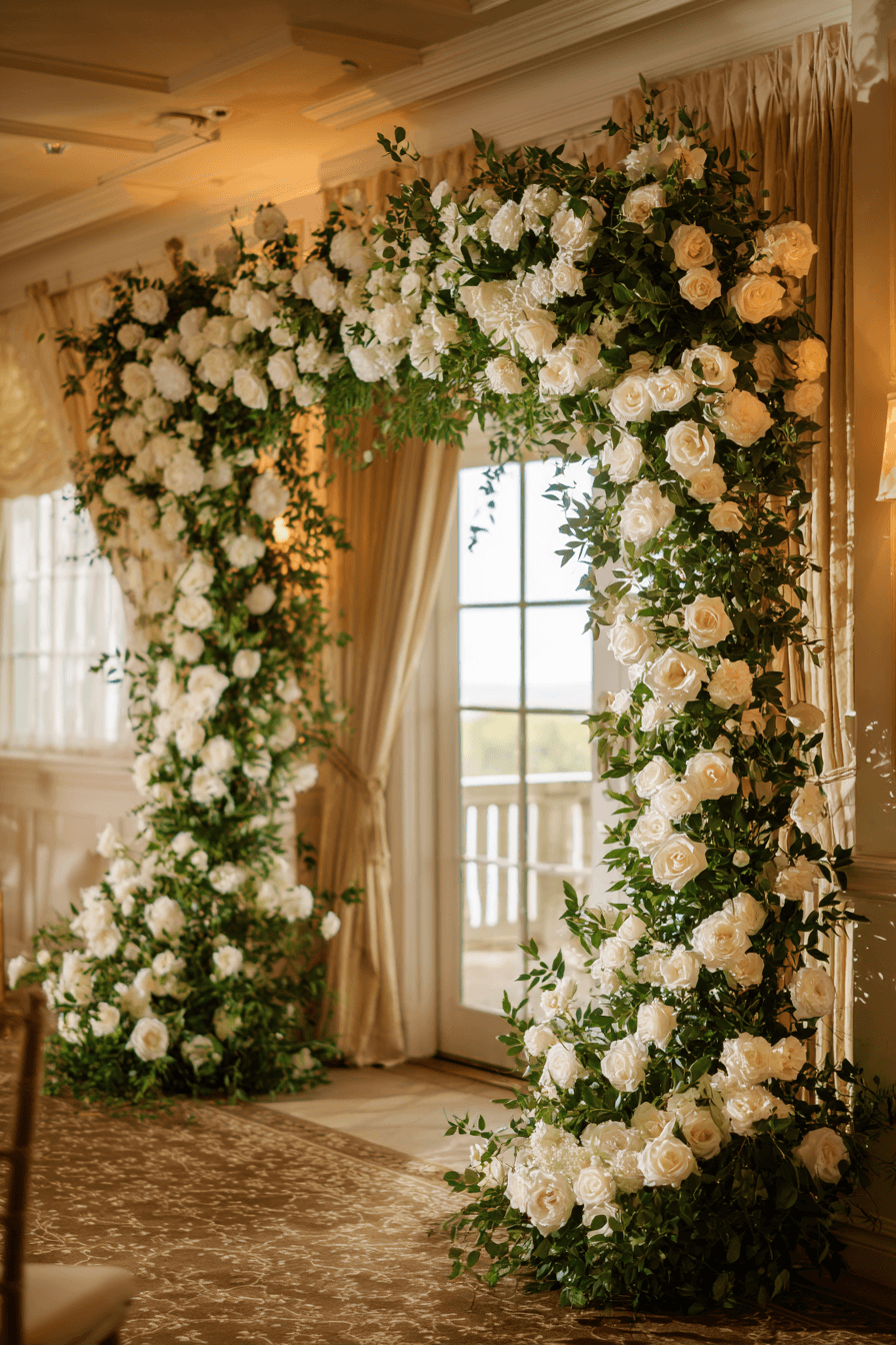 27 Elegant Floral Arch Wedding Designs Brides Love