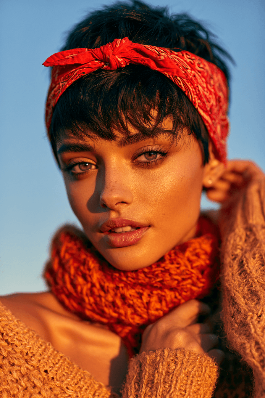 27 Bandana Hairstyles for Short Hair That Look Effortlessly Chic