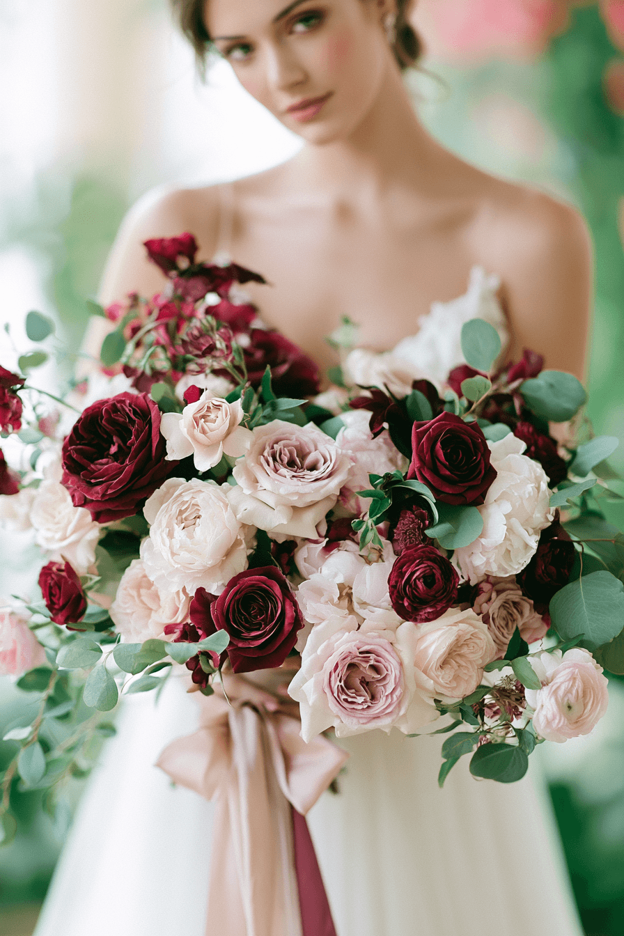 27 Burgundy and Blush Wedding Ideas for a Timeless Romantic Celebration