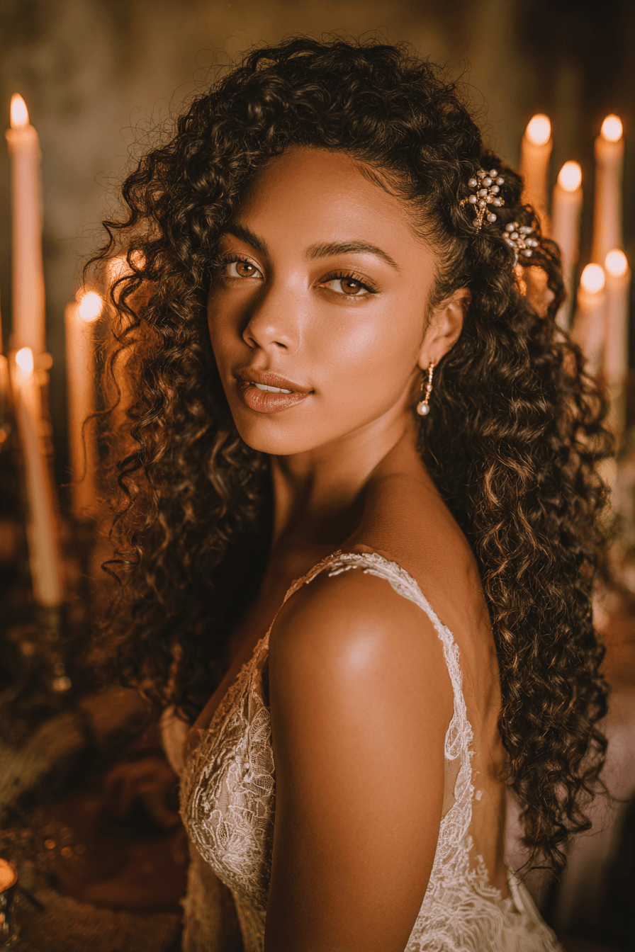 27 Beautiful Curly Hair Looks Perfect for Weddings
