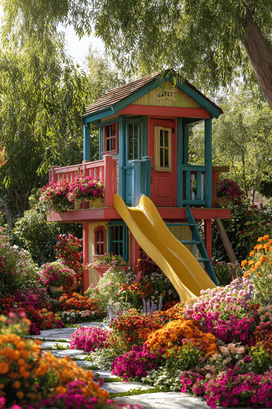 27 Fun Children's Garden Play Areas Kids Will Love Exploring
