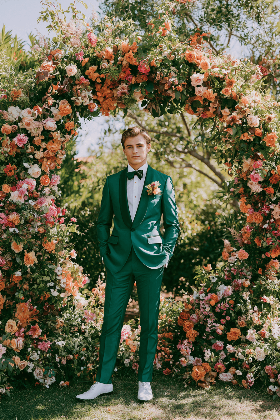 27 Green Tuxedo Wedding Ideas for a Stylish and Modern Celebration