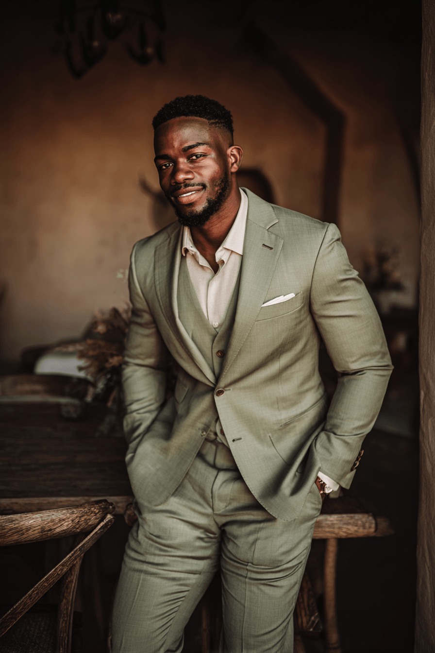 27 Green Groom Attire Inspirations for Every Wedding Theme