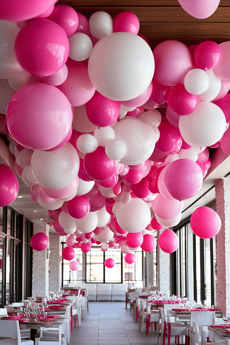 27 Beautiful Pink and White Birthday Decorations to Inspire Your Party