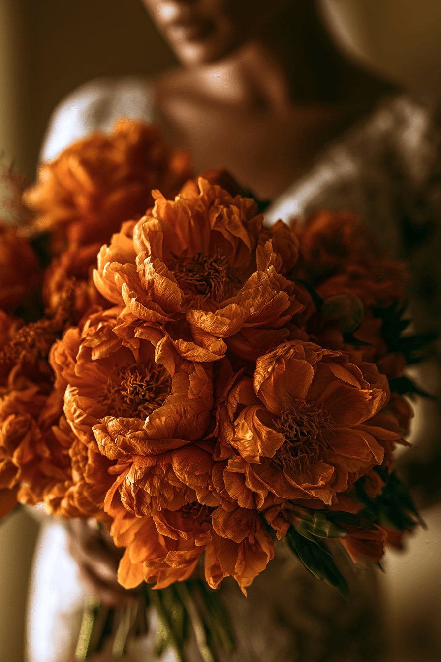 27 Stunning Burnt Orange Wedding Flower Ideas for a Romantic Celebration