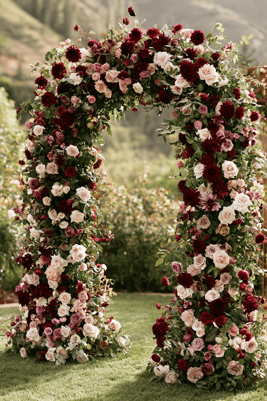 27 Burgundy and Blush Wedding Ideas for a Timeless Romantic Celebration