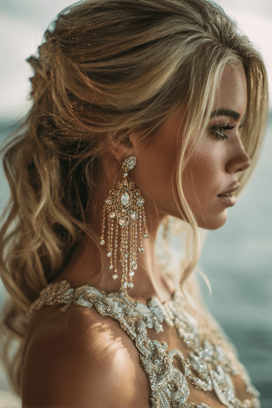 27 Beach Wedding Hairstyles That Stay Gorgeous in Ocean Breeze