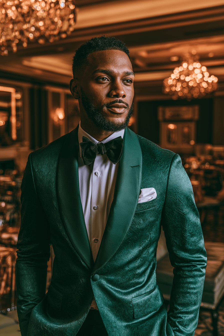 27 Green Tuxedo Wedding Ideas for a Stylish and Modern Celebration