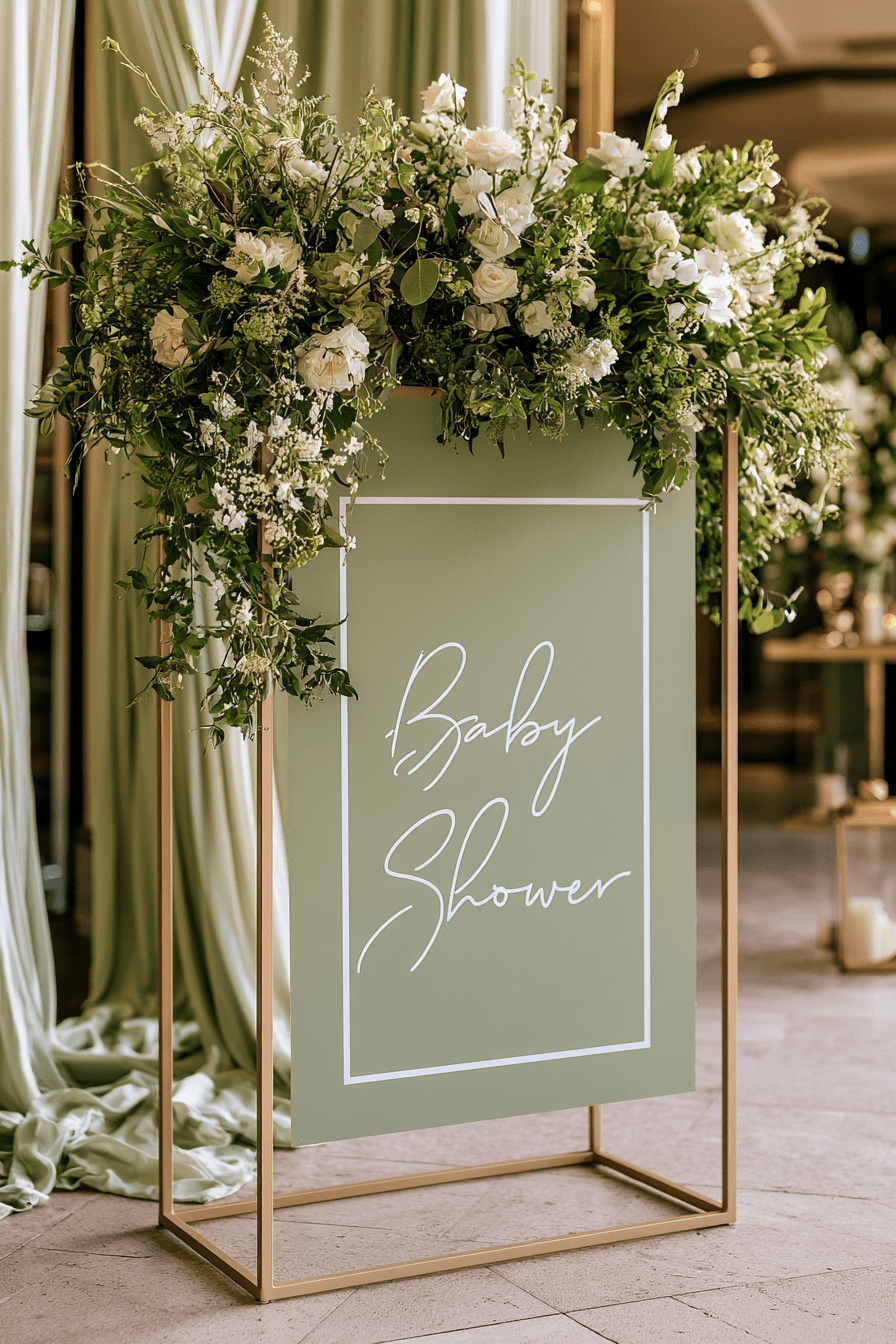27 Sage Green Baby Shower Decor Ideas for a Beautiful Celebration
