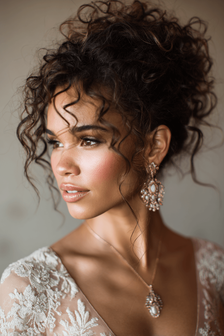 27 Beautiful Curly Hair Looks Perfect for Weddings