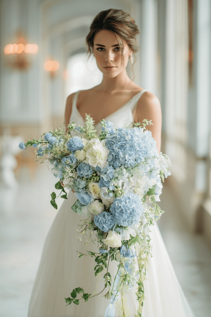 27 Dreamy Cascading Wedding Bouquet Designs Brides Love