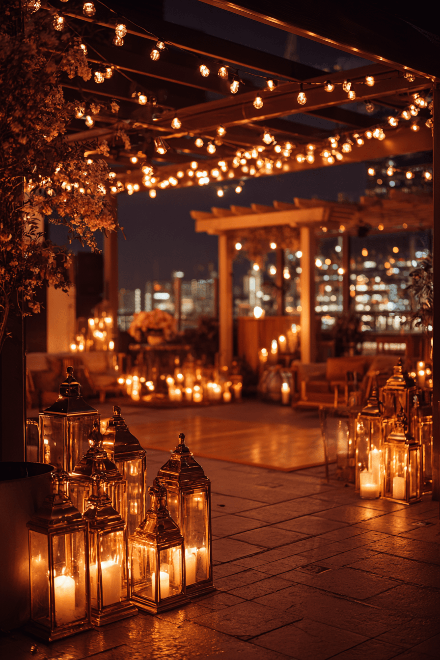 27 Elegant Rooftop Wedding Reception Themes Couples Love