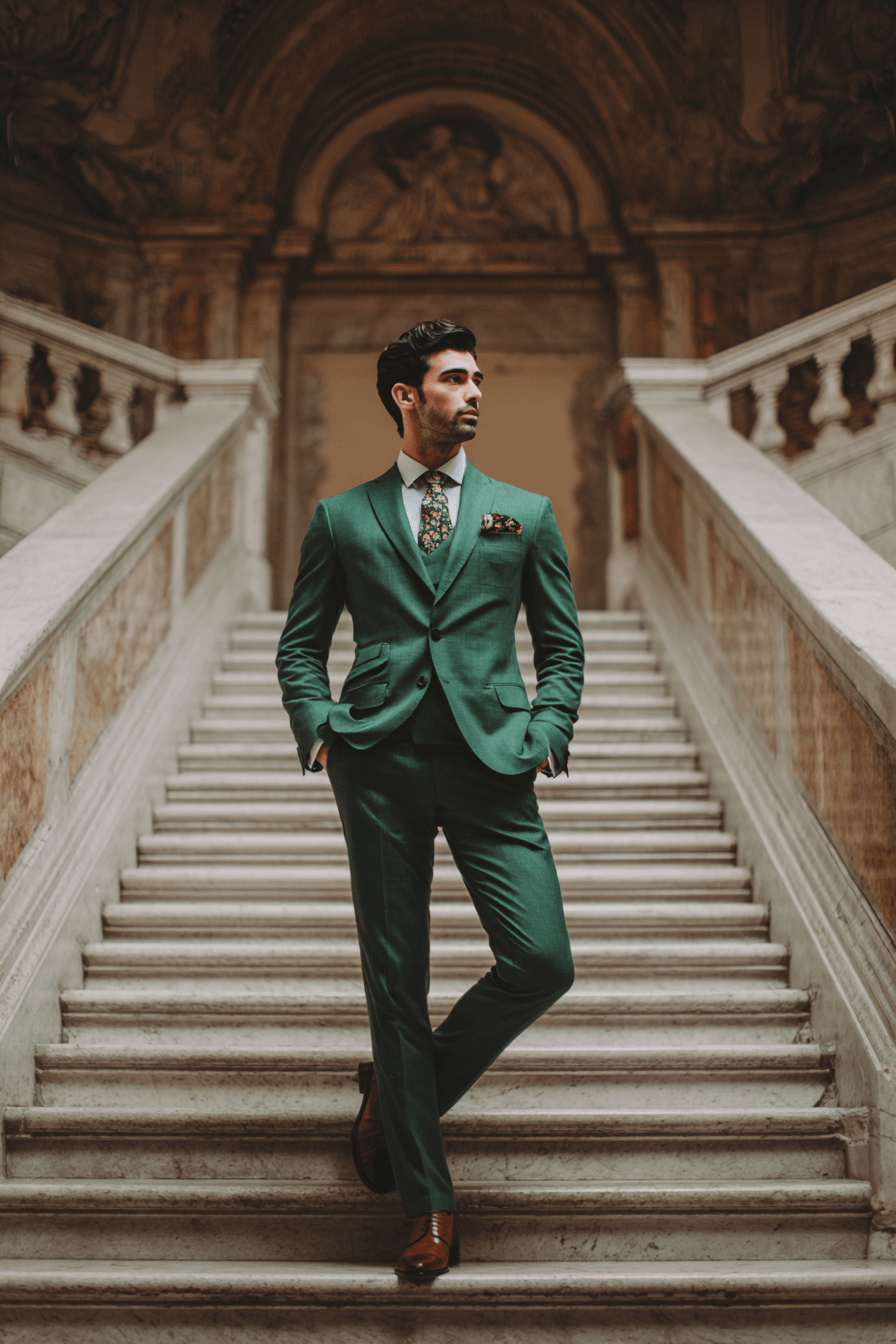 27 Green Groom Attire Inspirations for Every Wedding Theme