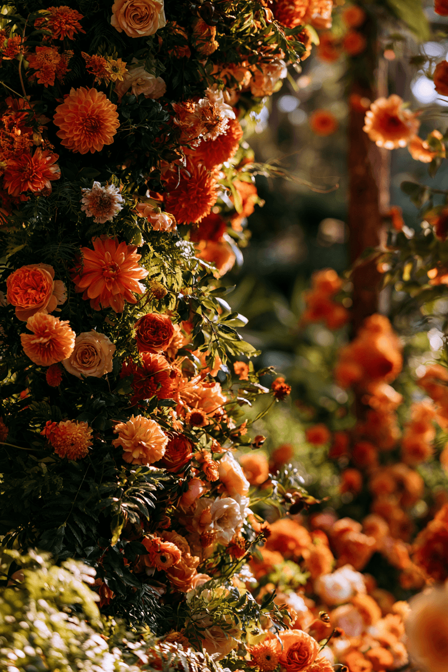 27 Stunning Burnt Orange Wedding Flower Ideas for a Romantic Celebration