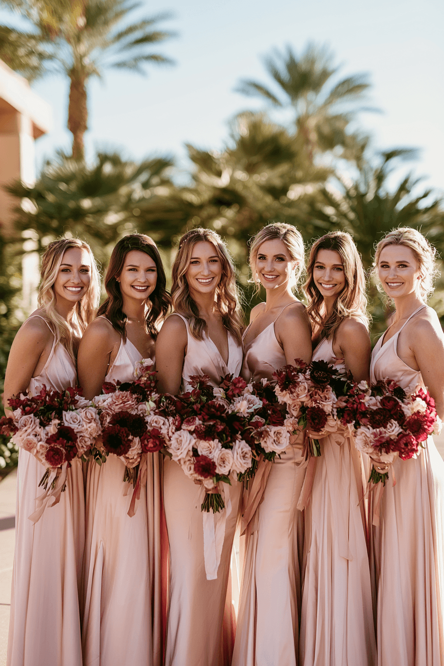 27 Burgundy and Blush Wedding Ideas for a Timeless Romantic Celebration