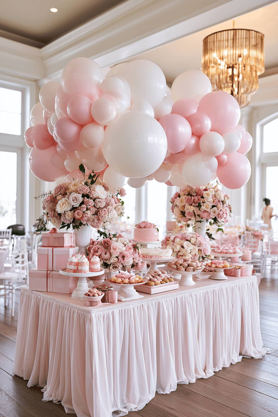 27 Beautiful Pink and White Birthday Decorations to Inspire Your Party