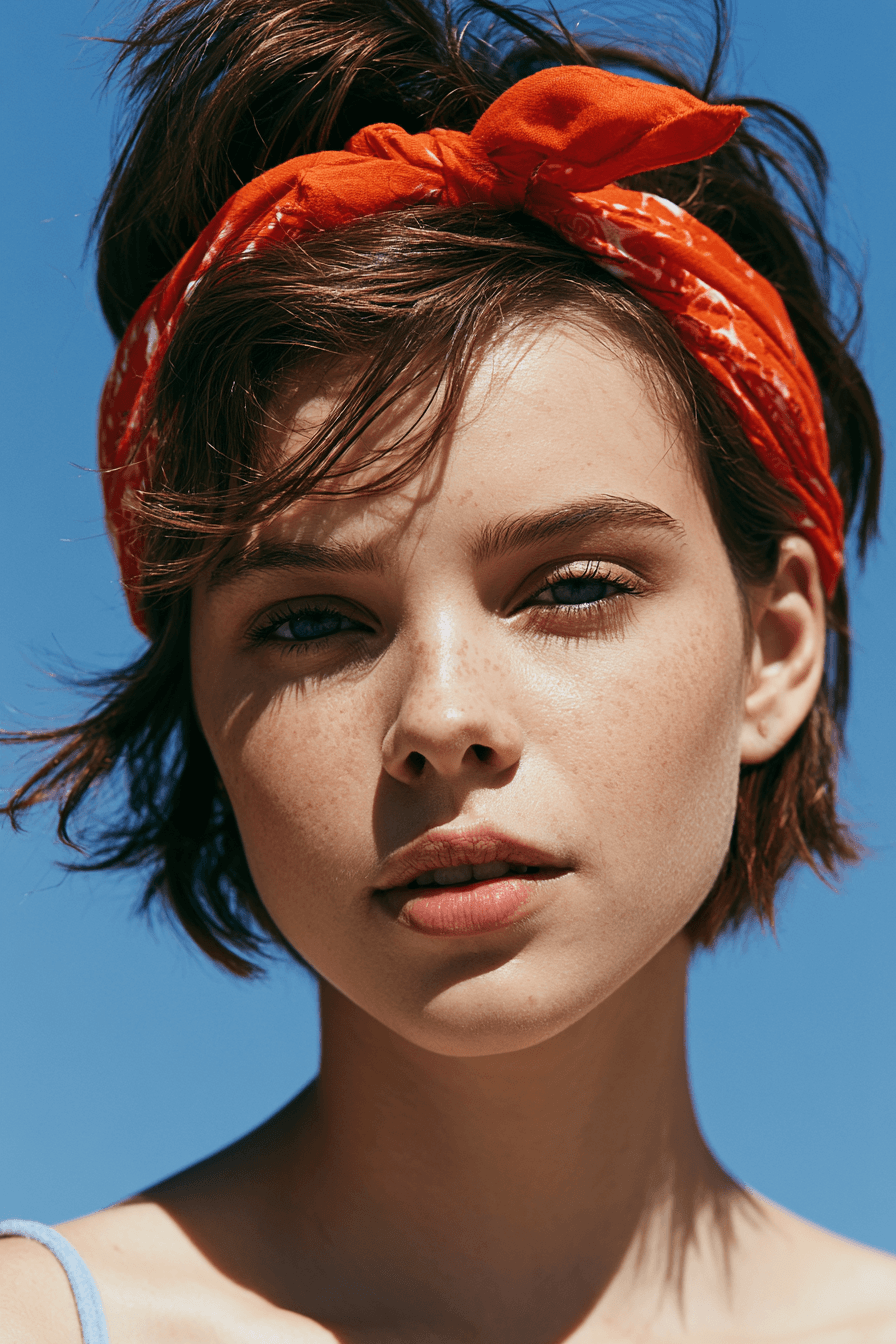 27 Bandana Hairstyles for Short Hair That Look Effortlessly Chic
