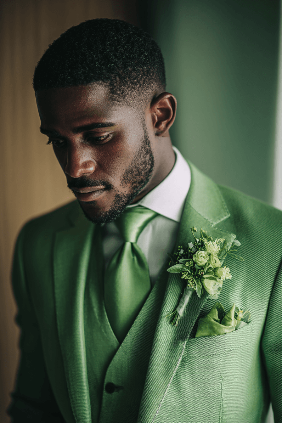 27 Green Groom Attire Inspirations for Every Wedding Theme