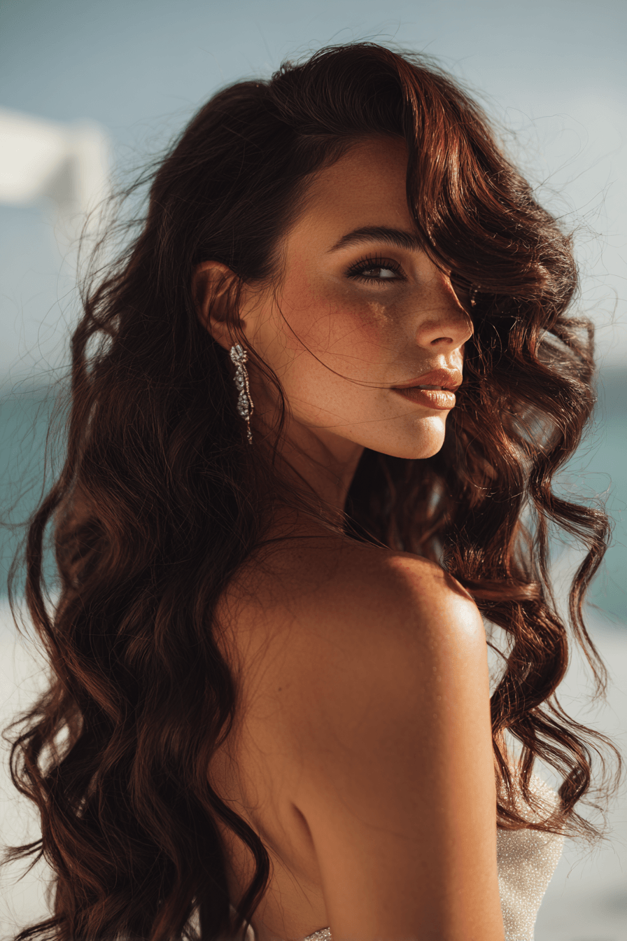27 Beach Wedding Hairstyles That Stay Gorgeous in Ocean Breeze