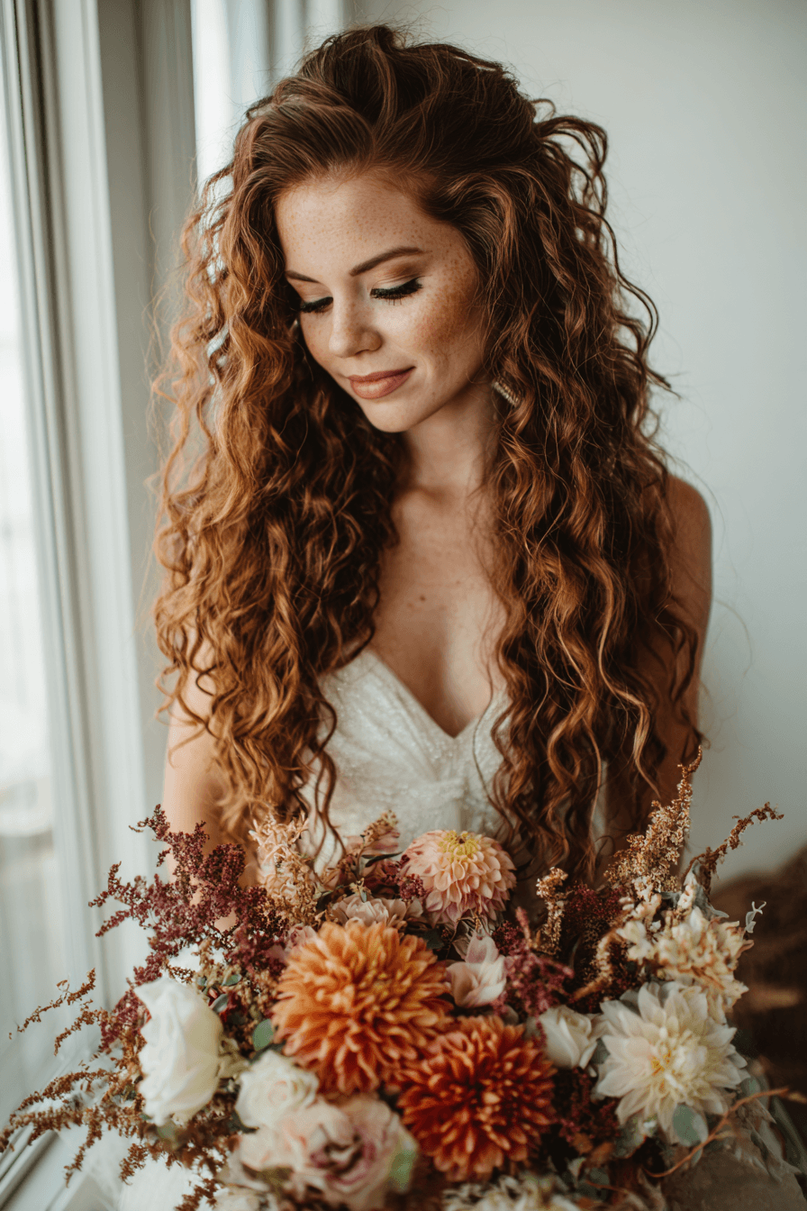 27 Beautiful Curly Hair Looks Perfect for Weddings