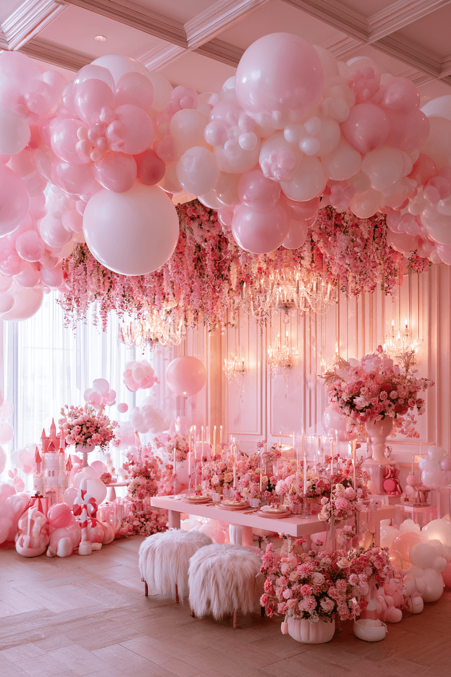 27 Beautiful Pink and White Birthday Decorations to Inspire Your Party