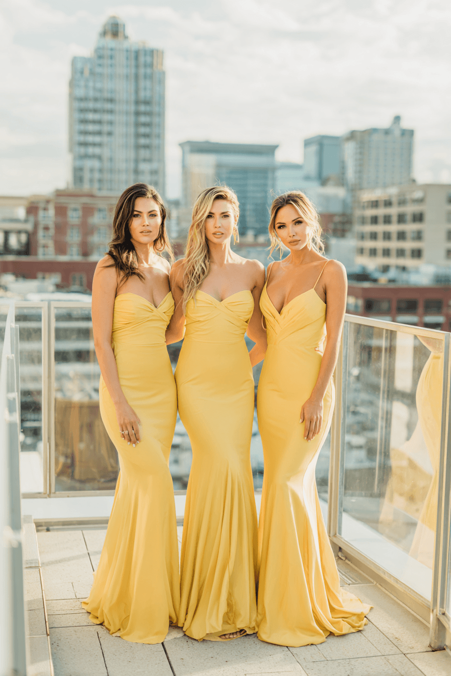 27 Stunning Butter Yellow Bridesmaid Dress Ideas for Elegant Weddings