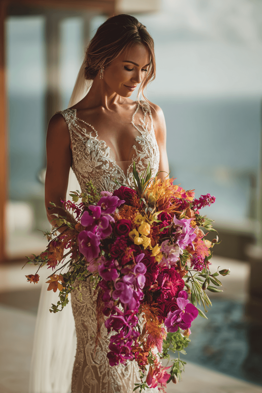 27 Dreamy Cascading Wedding Bouquet Designs Brides Love