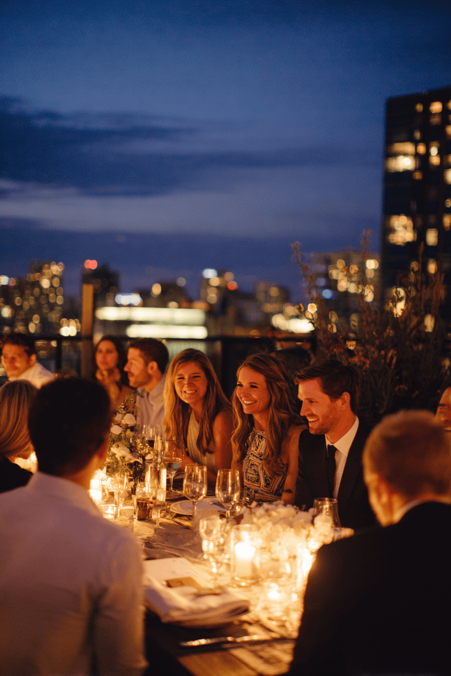 27 Elegant Rooftop Wedding Reception Themes Couples Love