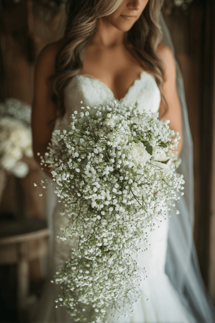 27 Dreamy Cascading Wedding Bouquet Designs Brides Love