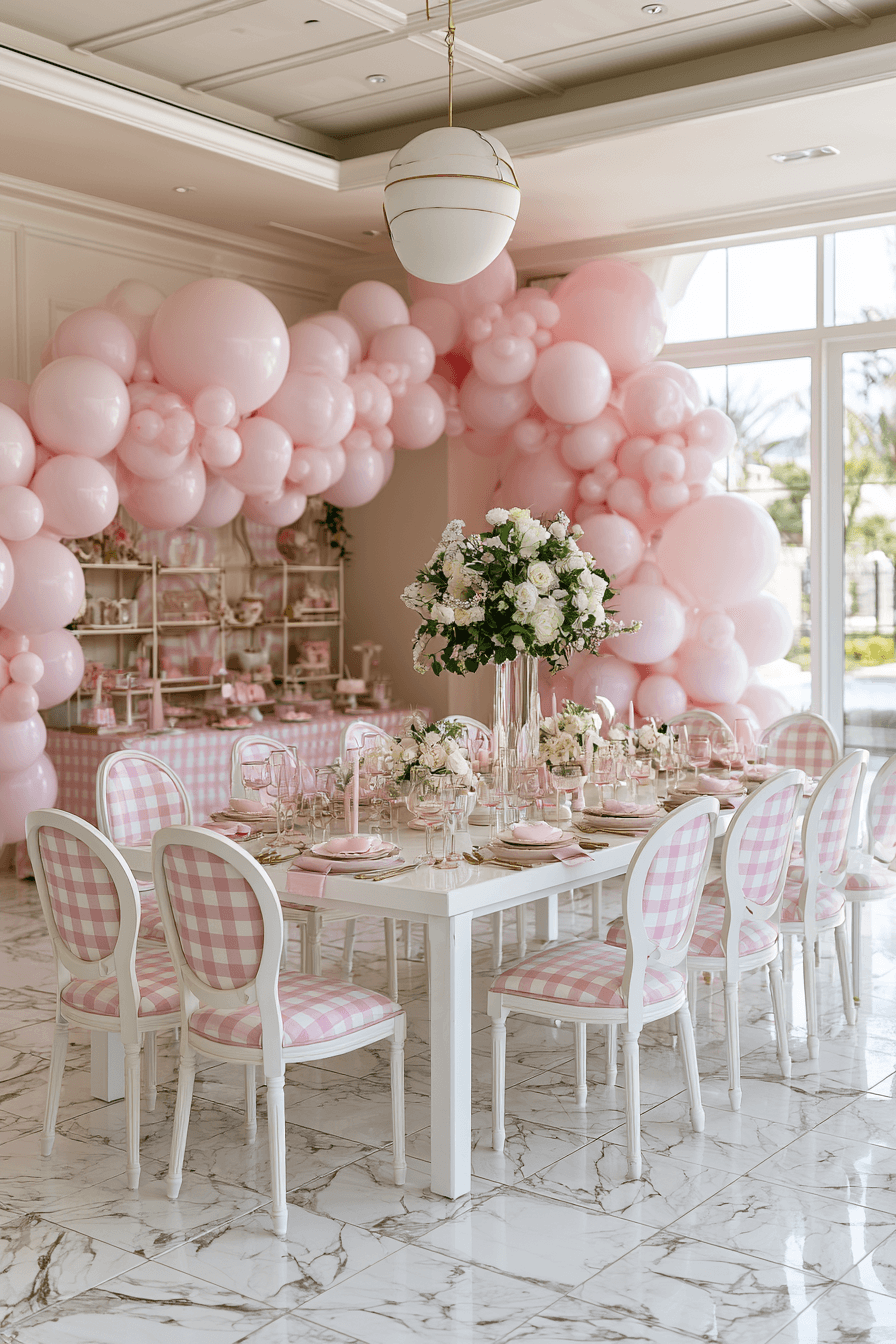 27 Beautiful Pink and White Birthday Decorations to Inspire Your Party