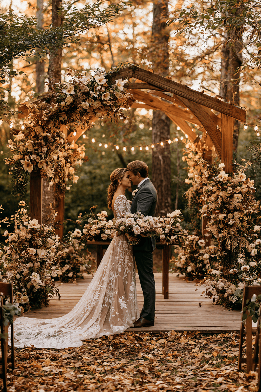 27 Stunning Fall Outdoor Wedding Ideas for a Magical Celebration