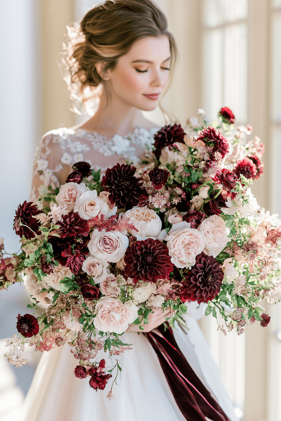 27 Burgundy and Blush Wedding Ideas for a Timeless Romantic Celebration