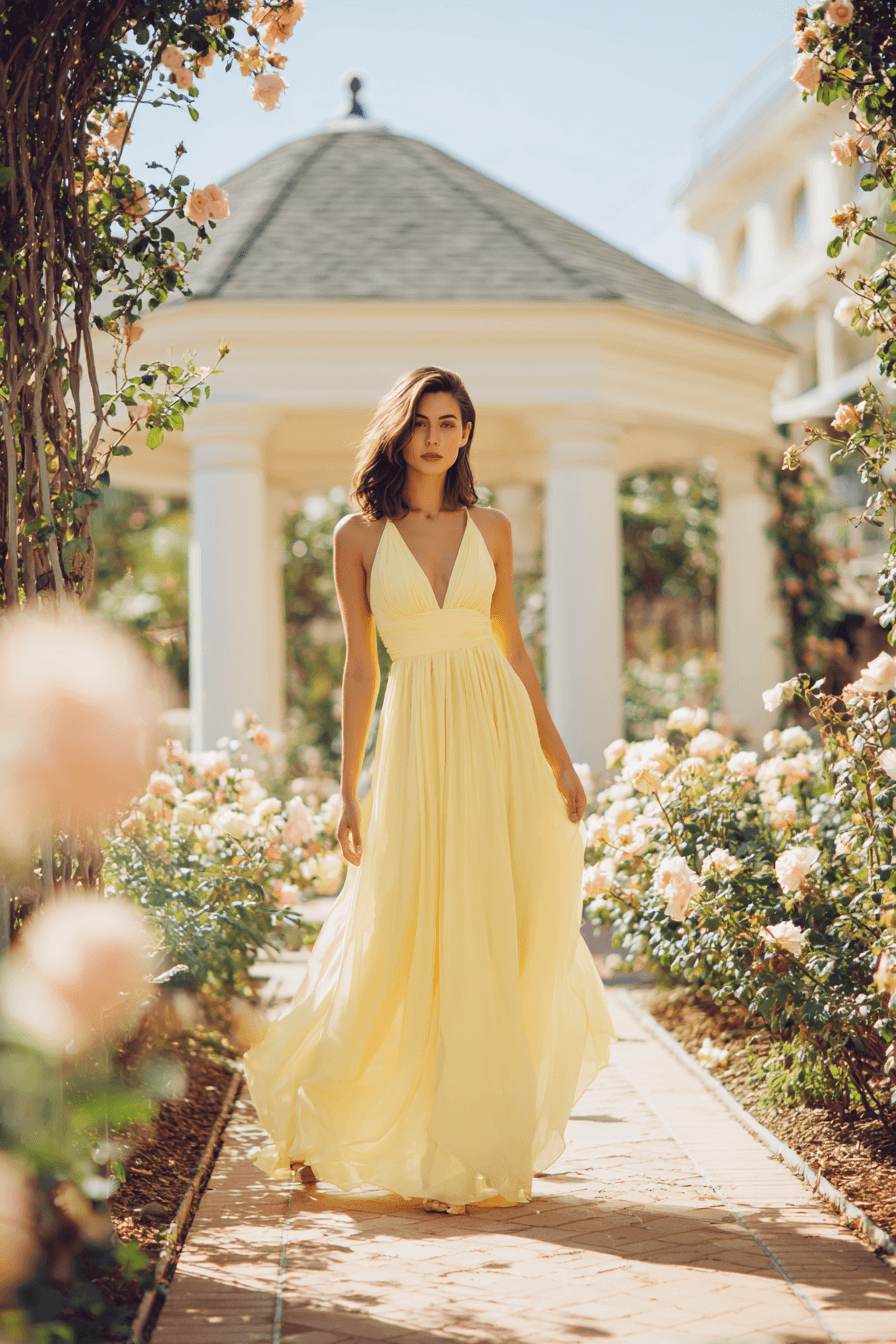 27 Stunning Butter Yellow Bridesmaid Dress Ideas for Elegant Weddings