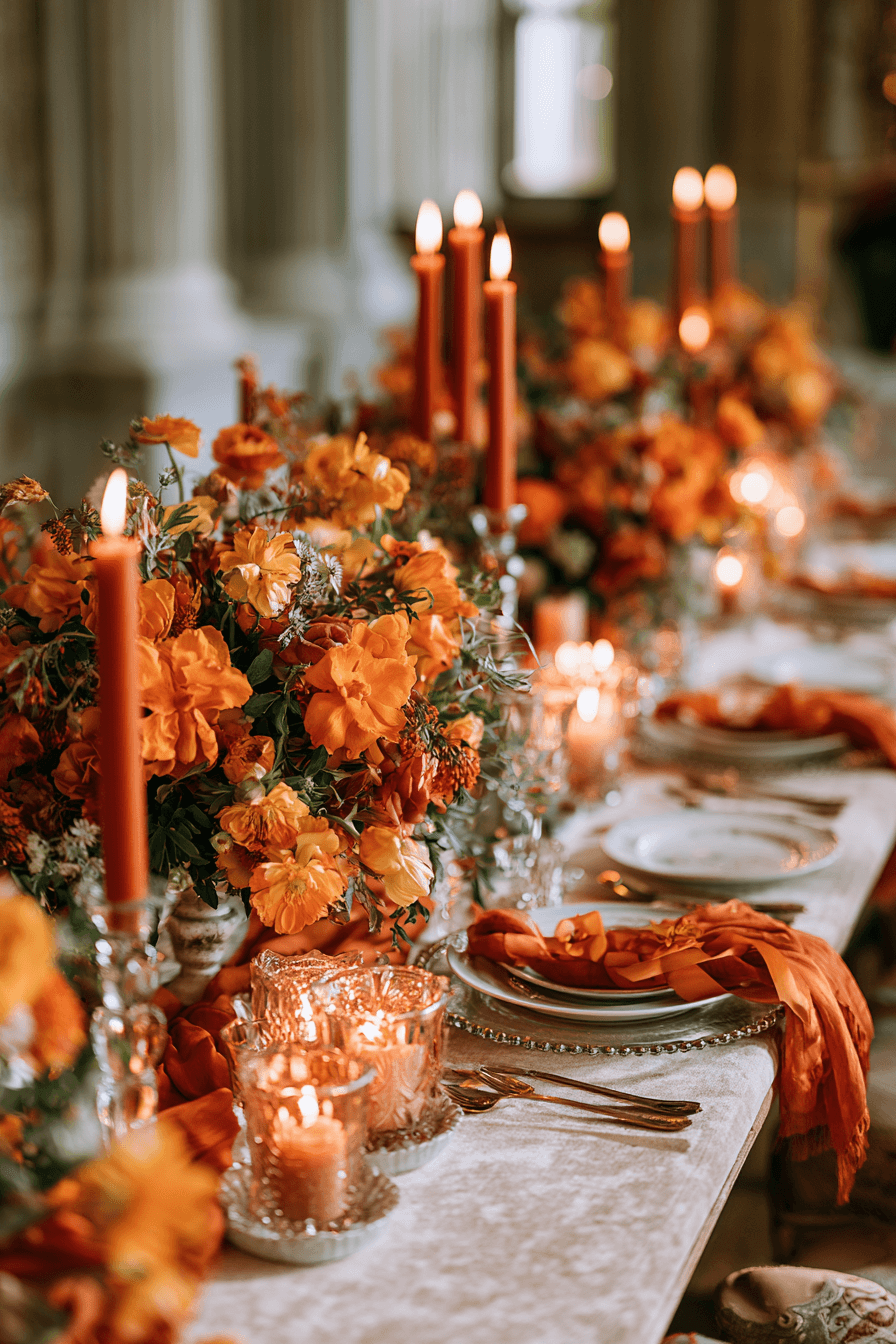 27 Stunning Burnt Orange Wedding Flower Ideas for a Romantic Celebration