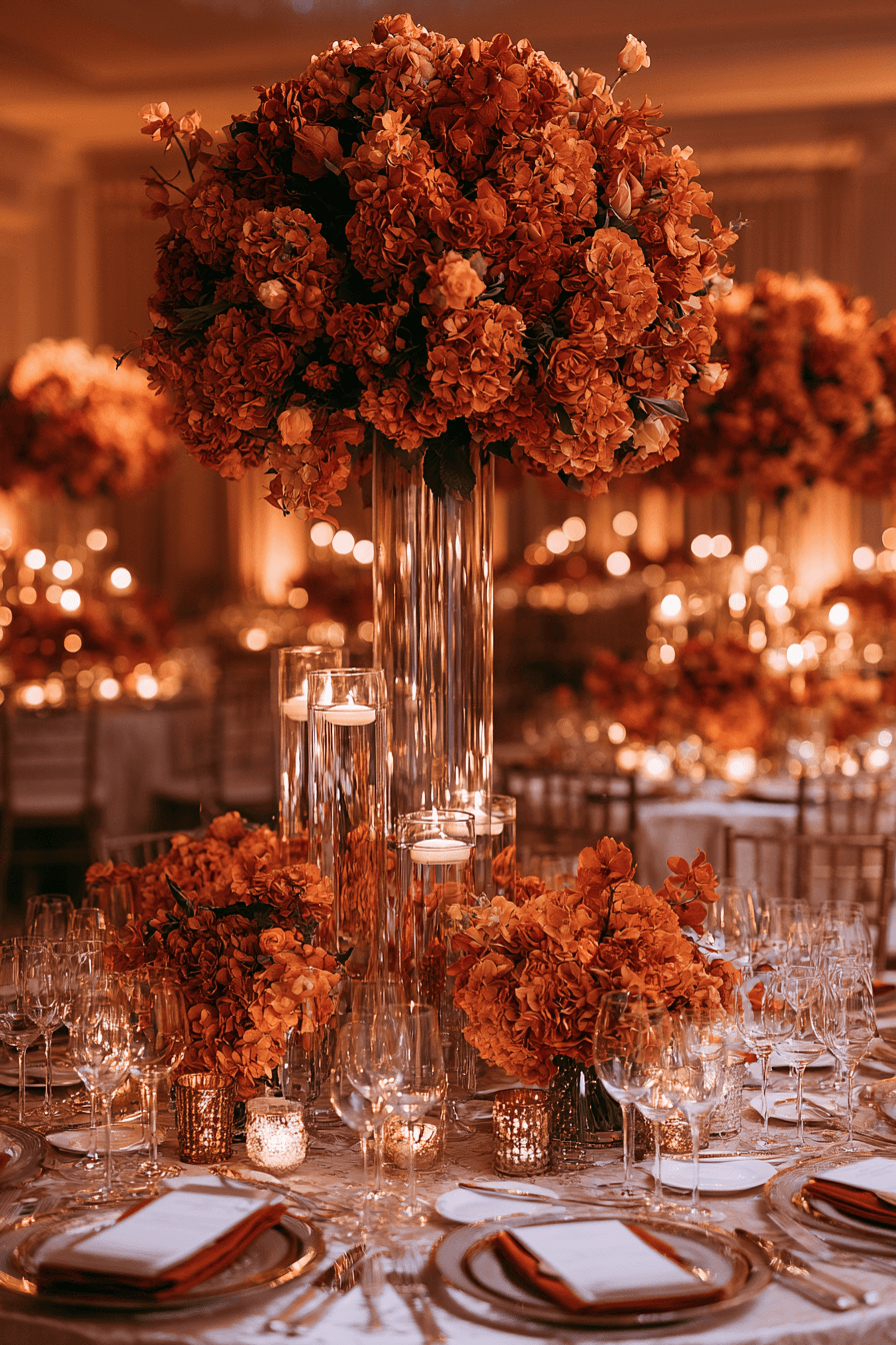 27 Stunning Burnt Orange Wedding Flower Ideas for a Romantic Celebration