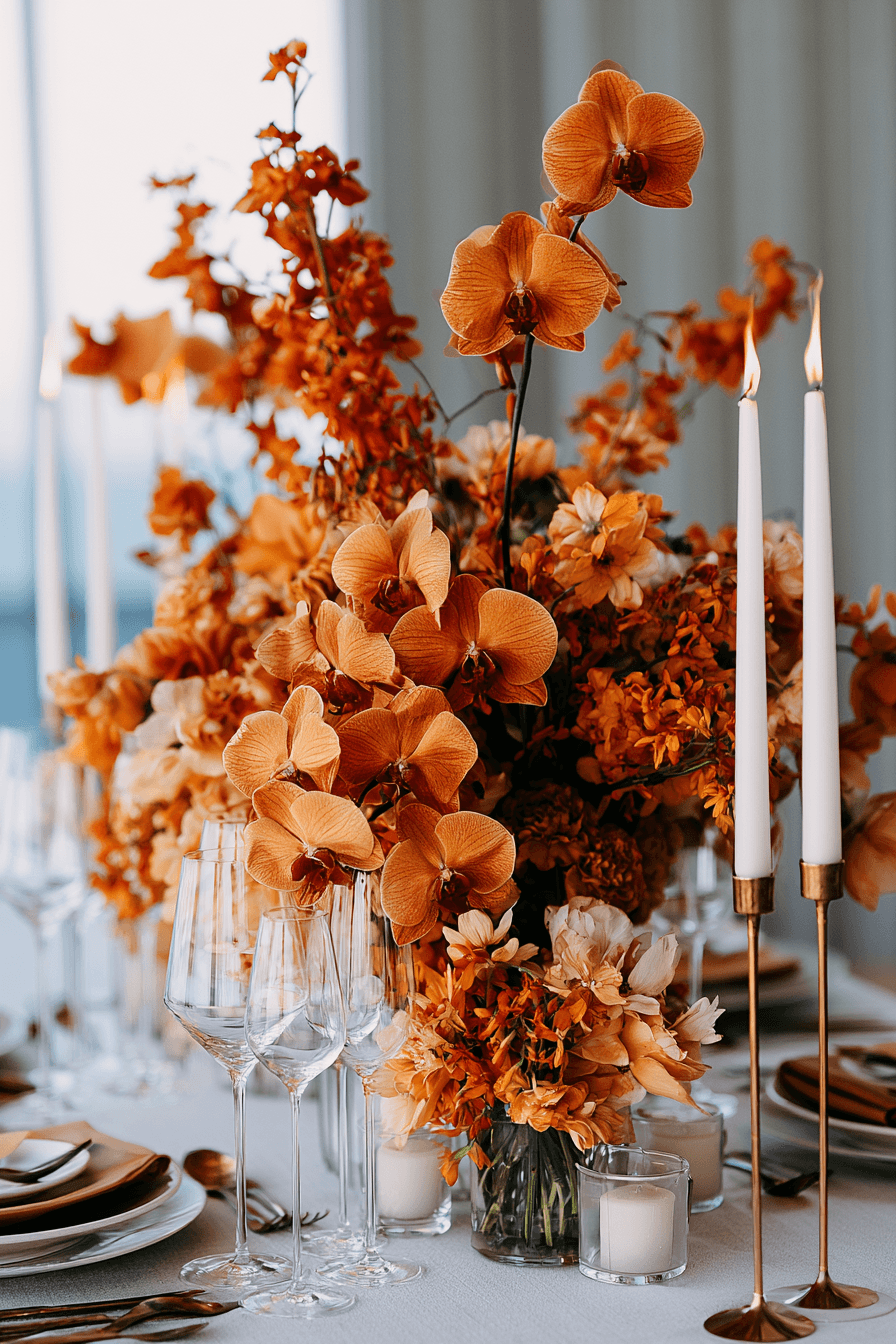 27 Stunning Burnt Orange Wedding Flower Ideas for a Romantic Celebration