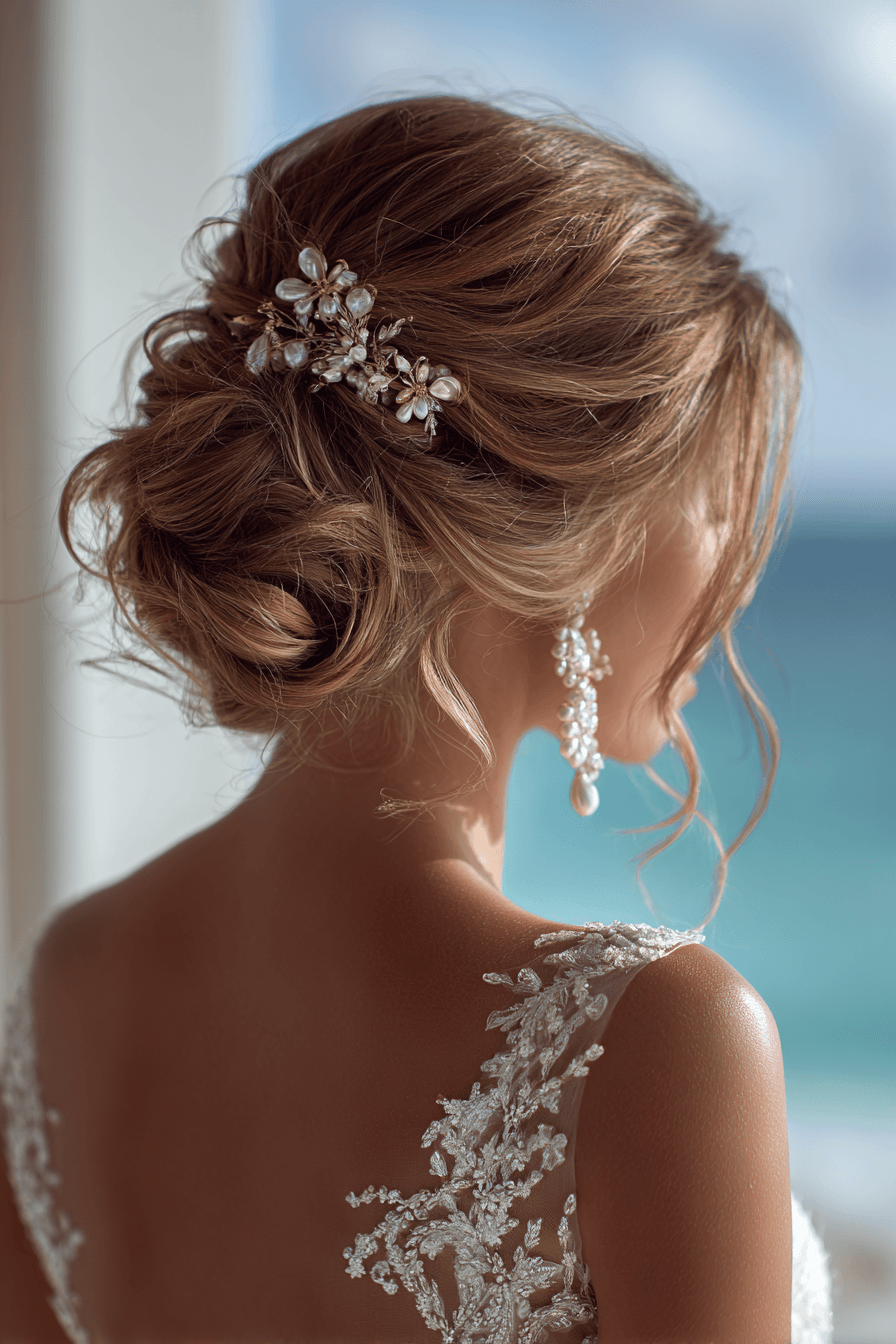 27 Beach Wedding Hairstyles That Stay Gorgeous in Ocean Breeze