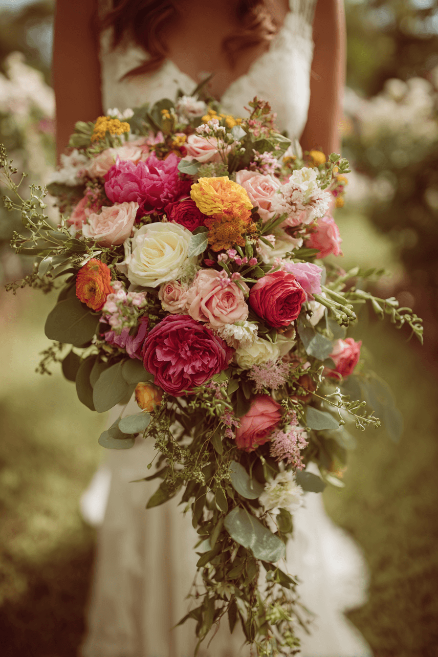 27 Dreamy Cascading Wedding Bouquet Designs Brides Love