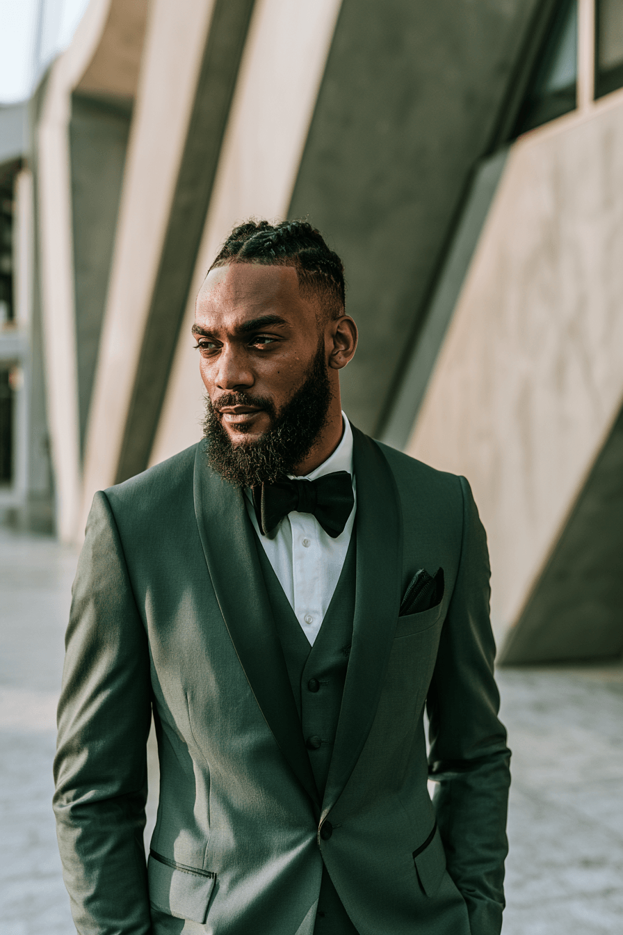 27 Green Tuxedo Wedding Ideas for a Stylish and Modern Celebration