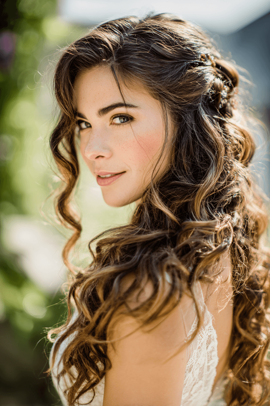 27 Beautiful Curly Hair Looks Perfect for Weddings