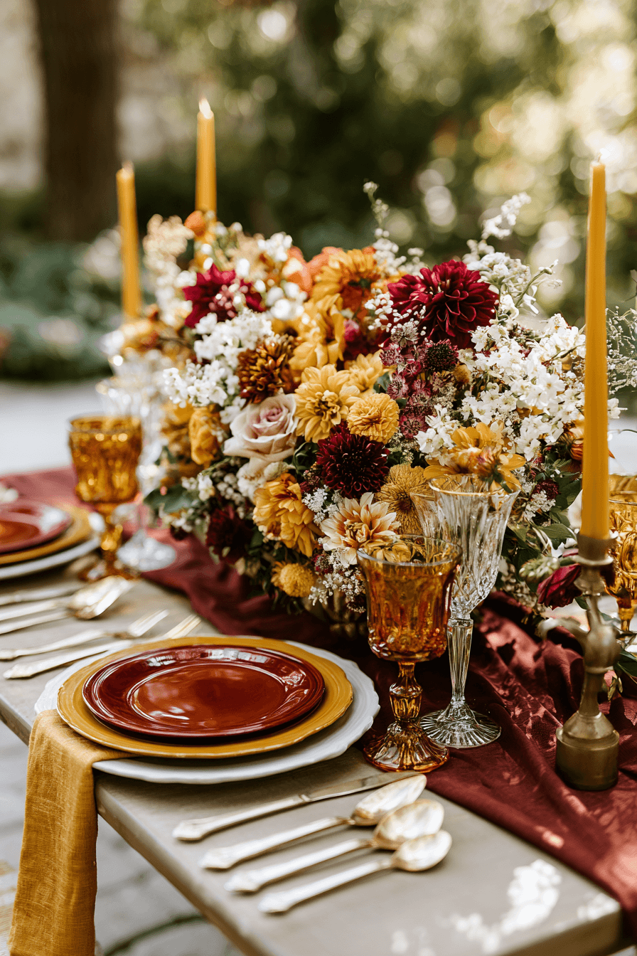 27 Stunning Fall Outdoor Wedding Ideas for a Magical Celebration