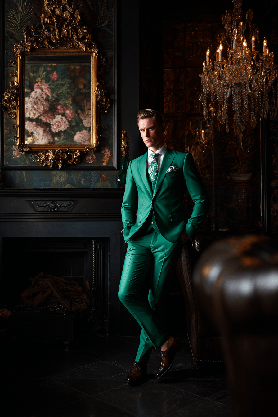 27 Green Groom Attire Inspirations for Every Wedding Theme