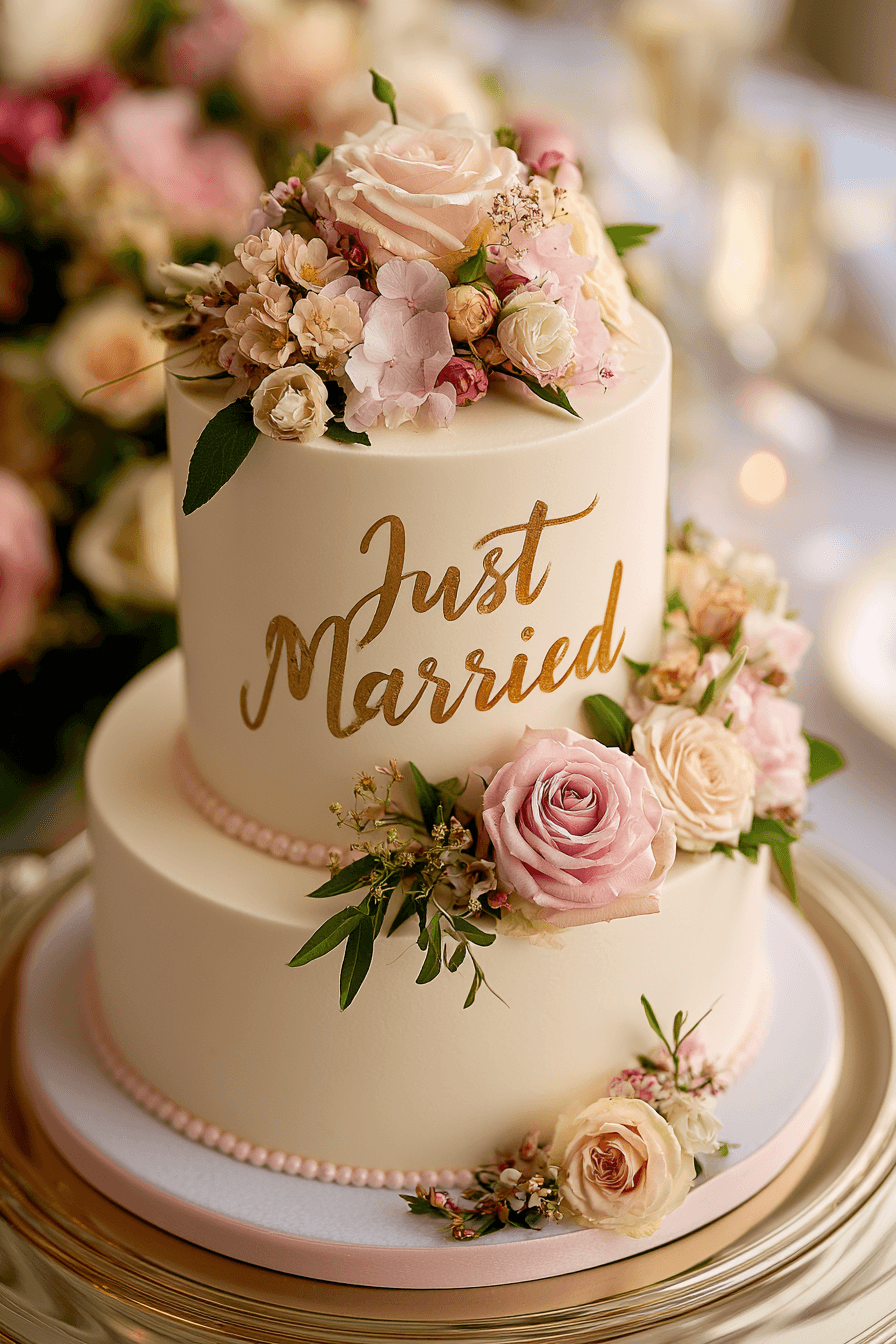 27 Romantic Just Married Cake Ideas Every Couple Will Love
